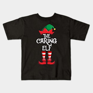 Caring Elf Matching Family Christmas Kids T-Shirt